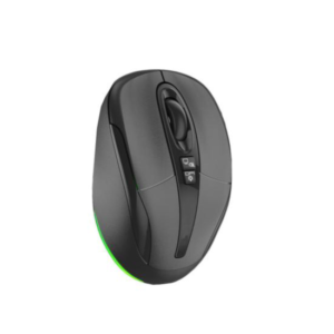 Zeb-Jaguar Wireless Mouse, 2.4GHz with USB Nano Receiver, High Precision Optical Tracking, 4 Buttons, Plug & Play, Ambidextrous, for PC/Mac/Laptop (Black+Grey)