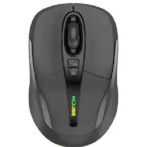 Zeb-Jaguar Wireless Mouse, 2.4GHz with USB Nano Receiver, High Precision Optical Tracking, 4 Buttons, Plug & Play, Ambidextrous, for PC/Mac/Laptop (Black+Grey)
